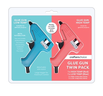 Crafters Choice | Twin Pack Glue Guns | 9320325101789